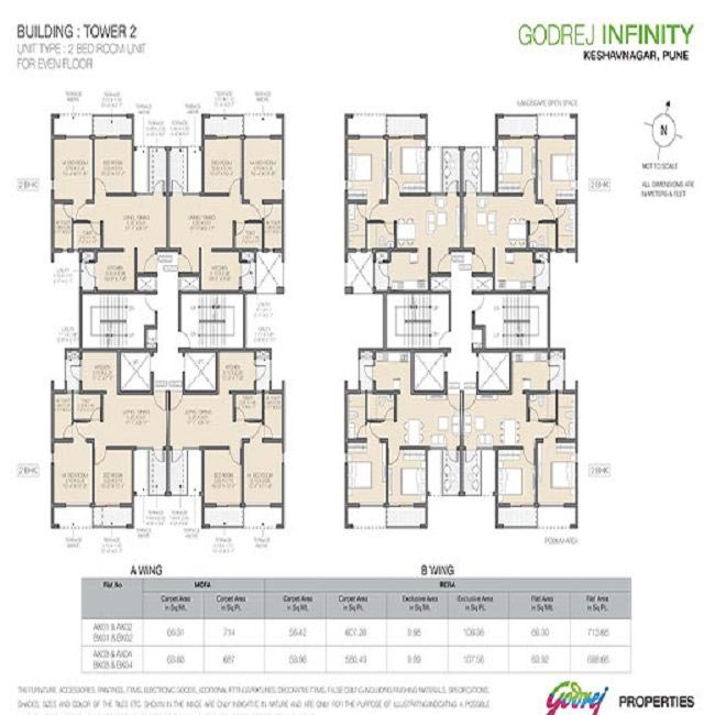 Godrej Infinity Floor Plans