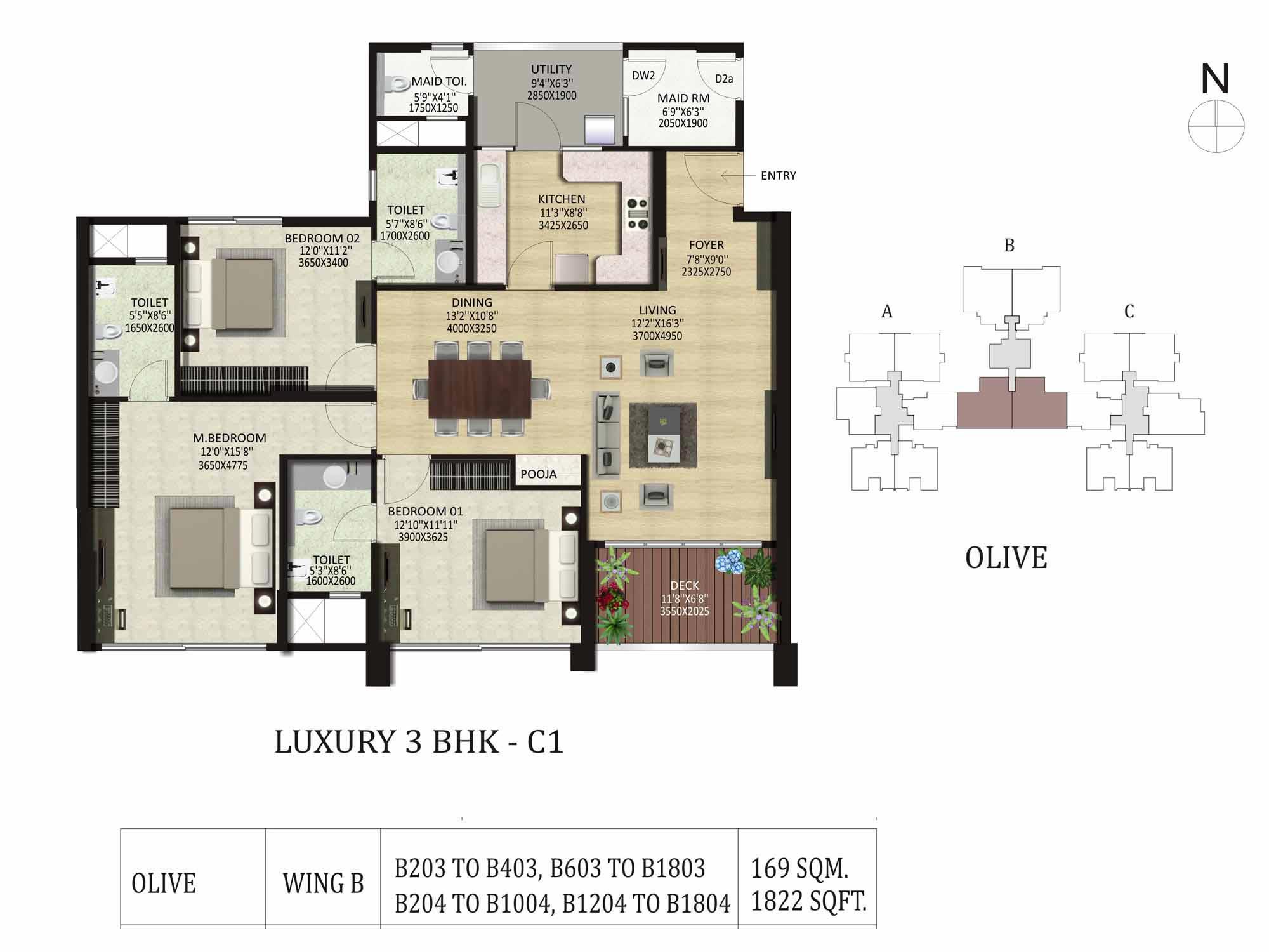 Floor Plans Parkwest Residential Apartments Project In Bangalore
