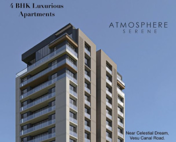 4 BHK Flats & Apartments for Sale in Vesu, Surat (3150 Sq.ft.)