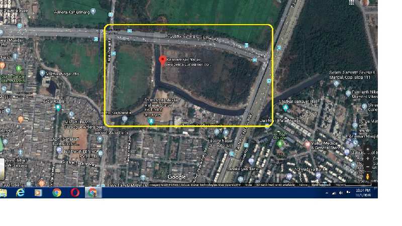Commercial Lands /Inst. Land for Sale in Vikhroli East, Mumbai (25 Ares)