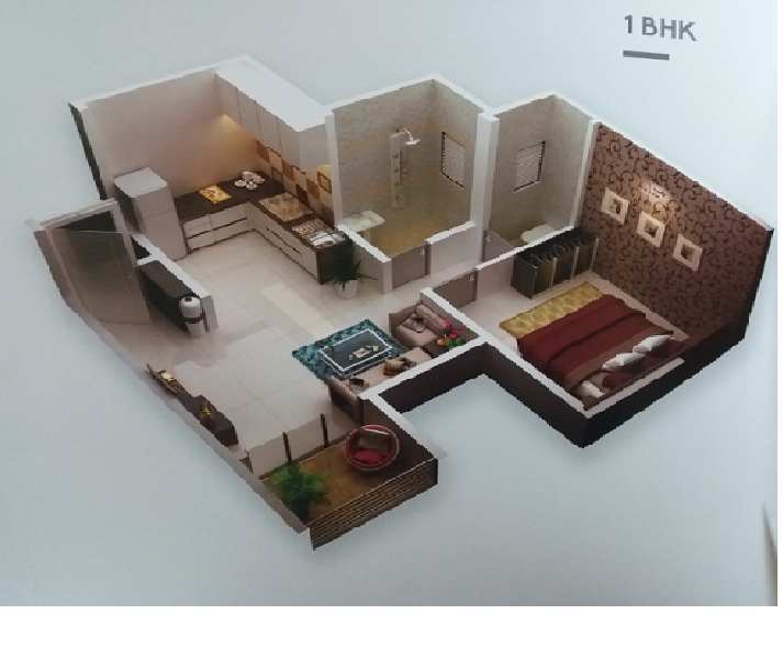 2 BHK Flats & Apartments for Sale in Lohegaon, Pune (620 Sq.ft.)