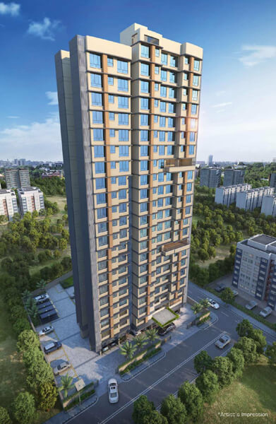 2 BHK Flats & Apartments for Sale in Aarya Chanakya Nagar, Mumbai (642 Sq.ft.)