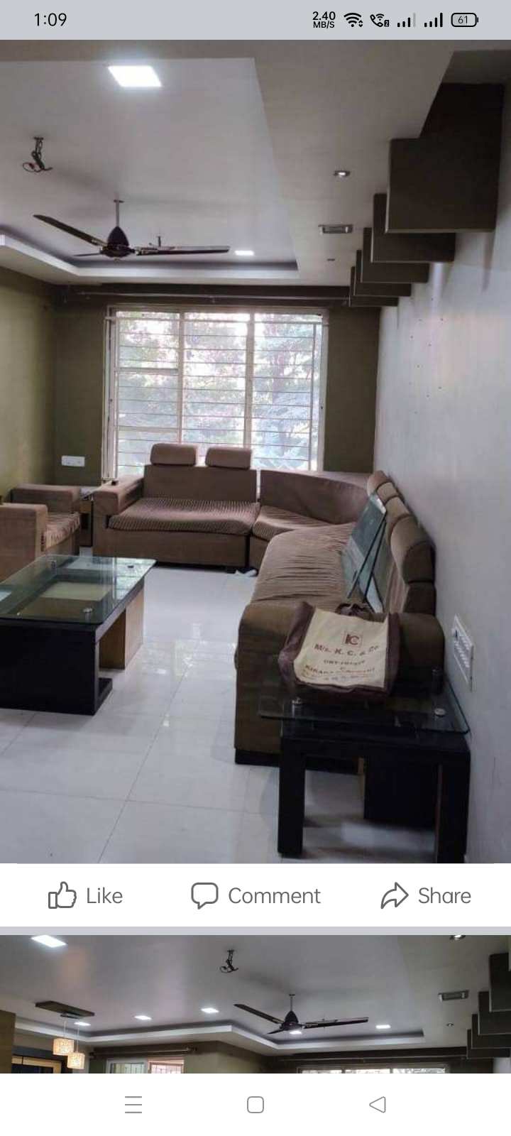 2 bhk fully furnished flat on rent...