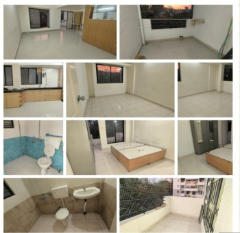 3 bhk semifurnished flat on rent