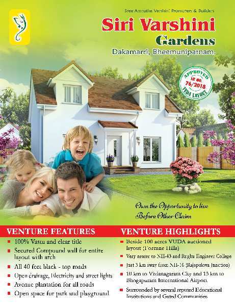 200 Sq. Yards Residential Plot for Sale in Dakamarri, Visakhapatnam