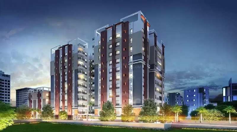 2 BHK Flats & Apartments for Sale in New Town, Kolkata (998 Sq.ft.)