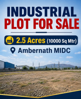 INDUSTRIAL LAND FOR SALE IN AMBERNATH MIDC