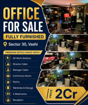 1150 sqft Ground and mezzanine 2 parking 2 washrooms Pantry Wardrobe and storages Seating for 26 employees  1 managers cabin 1 directors cabin 1 confe