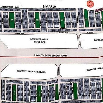 Residential Plot Facing Park in middle