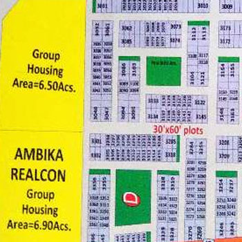 12 marla plot facing park in itcity 66