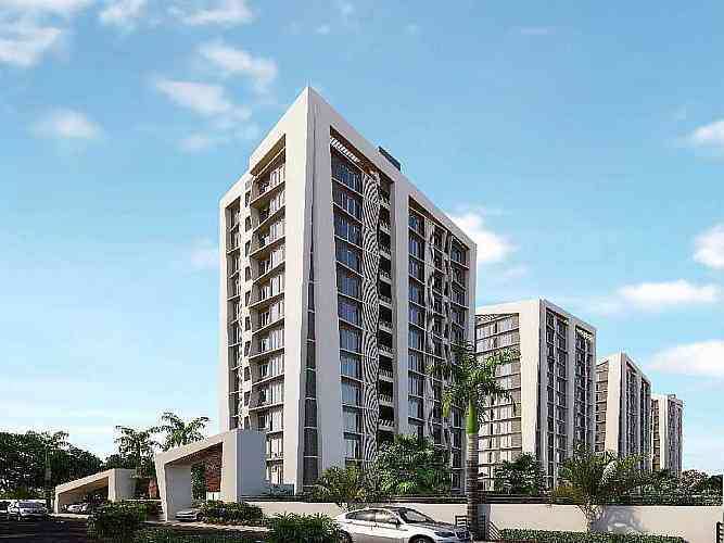 3 BHK Flats & Apartments for Sale in Piplod, Surat (1850 Sq.ft.)
