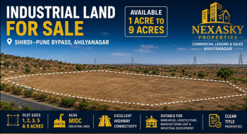 Industrial Land / Plot for Sale in MIDC Ahilyanagar, Ahilyanagar (43560 Sq.ft.)