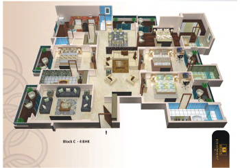 3 BHK Flats & Apartments for Sale in Ranchi (1428 Sq.ft.)