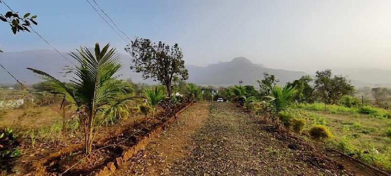360 Degree Mountain, Valley & Waterfall view 4 Acre agriculture land for sale in Karjat.  On Top Of the mountain. 360° Mountain View. Waterfall & Valley View. Moutain Touch.   _During monsoon, this place turns into an enormous green landscape with mo
