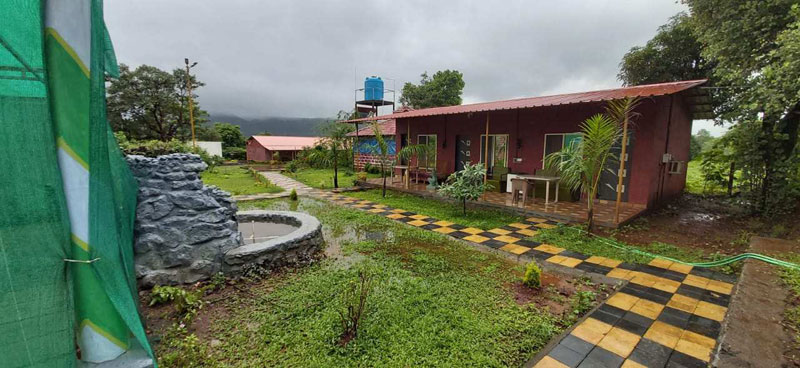 Well maintained Running Farmhouse cum resort for sale in karjat.