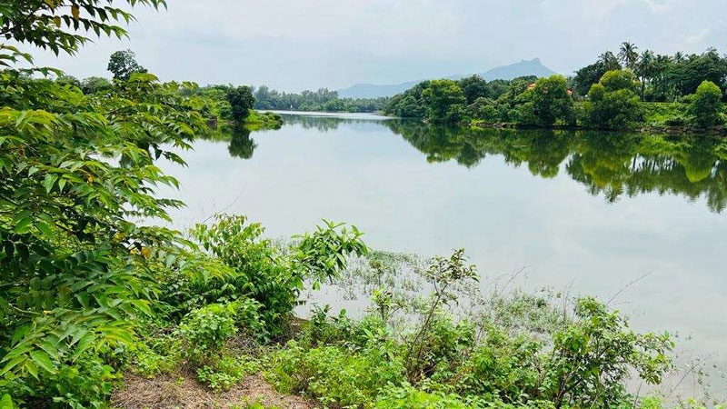 1.5 to 4.5 acre Dam Touch plot for sale just 4 km from ND studio Karjat.