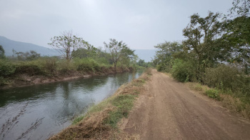 Canal touch 25 Guntha agriculture land for sale 15km from Karjat.