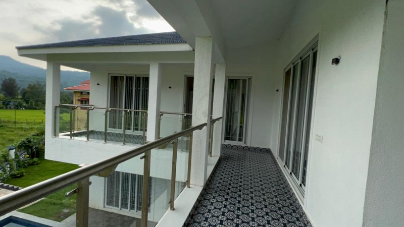 MOUNTAIN & WATERFALL VIEW 3BHK BUNGALOW ON 4750SQFT NA PLOT FOR SALE IN KARJAT.