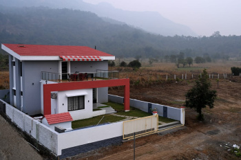 MOUNTAIN & WATERFALL VIEW 3BHK BUNGALOW ON 3000 SQFT NA PLOT FOR SALE IN KARJAT.