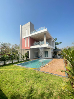 3bhk Fully Furnished Villa For Sale in karjat With Swimming pool.