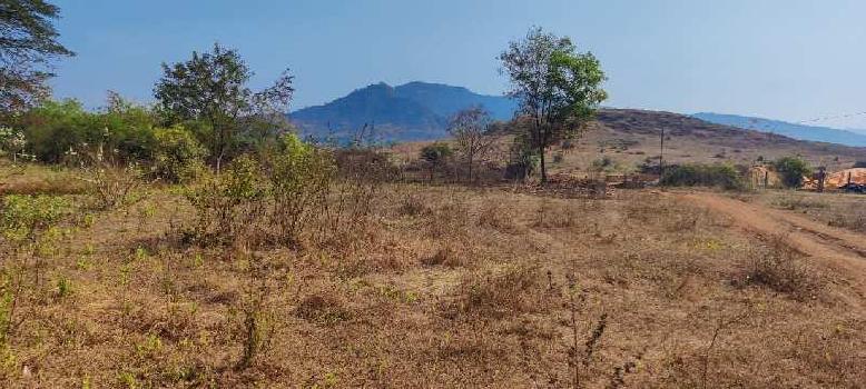 Mountain view 110 guntha Land for sale at Village Markewadi, Karjat.