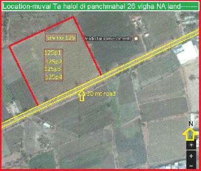 Industrial Land for Sale in Halol, Panchmahal (665600 Sq.ft.)