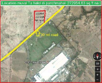 Industrial Land for Sale in Halol, Panchmahal (272954.6 Sq.ft.)