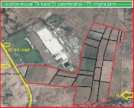 Industrial Land for Sale in Halol, Panchmahal (175 Bigha)