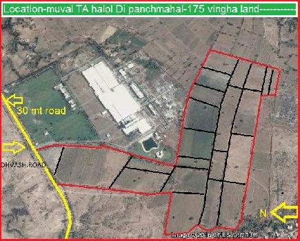 Industrial Land for Sale in Halol, Panchmahal (175 Bigha)