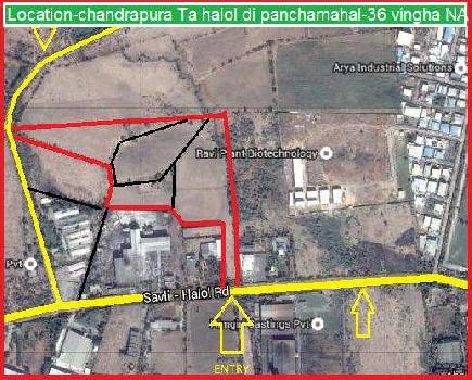 Industrial Land for Sale in Halol, Panchmahal (36 Bigha)