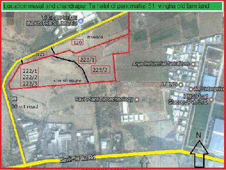 Industrial Land for Sale in Halol, Panchmahal (50 Bigha)