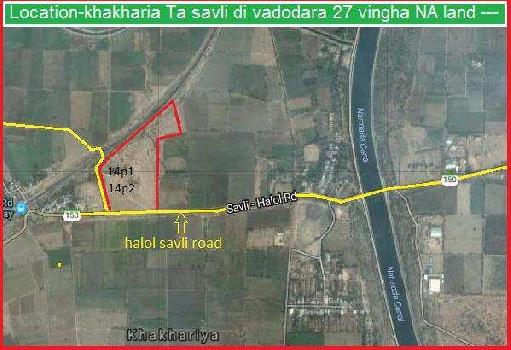 Industrial Land for Sale in Savli Town, Vadodara (691200 Sq.ft.)