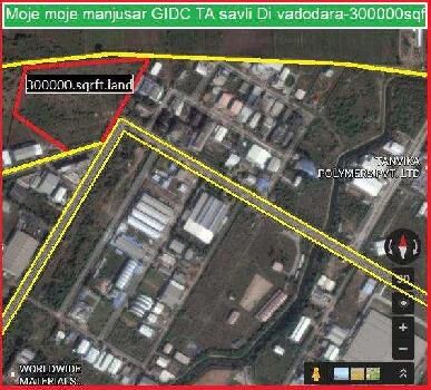 Industrial Land for Sale in Manjusar, Vadodara (280000 Sq.ft.)