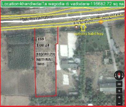 Industrial Land for Sale in Waghodia Road, Vadodara (116682.7 Sq.ft.)