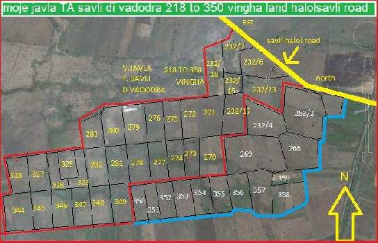 Commercial Lands /Inst. Land for Sale in Vadodara (218 Bigha)