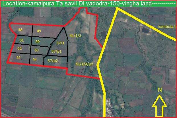 Commercial Lands /Inst. Land for Sale in Vadodara (150 Bigha)