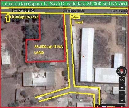 Commercial Lands /Inst. Land for Sale in Vadodara (36000 Sq.ft.)