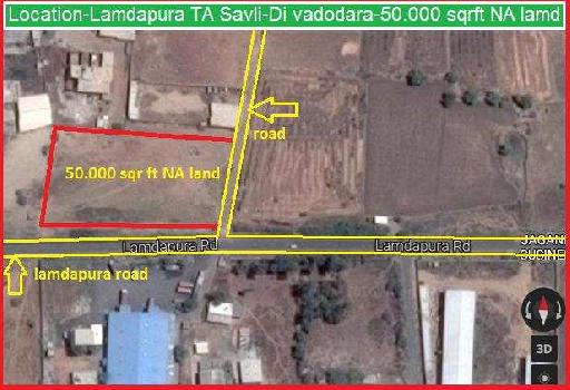 Commercial Lands /Inst. Land for Sale in Vadodara (50000 Sq.ft.)