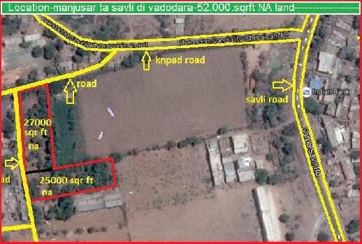Industrial Land for Sale in Savli Town, Vadodara (52000 Sq.ft.)
