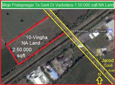 Industrial Land / Plot for Sale in Vadodara (256000 Sq.ft.)
