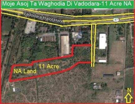 Industrial Land / Plot for Sale in Waghodia Road, Vadodara (479160 Sq.ft.)