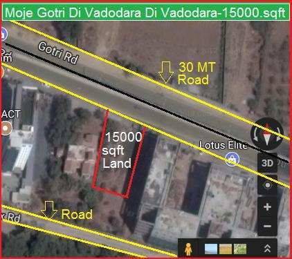 Commercial Lands /Inst. Land for Sale in Vadodara (15000 Sq.ft.)