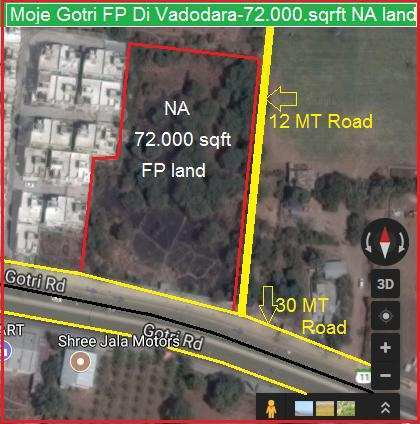 Commercial Lands /Inst. Land for Sale in Gotri, Vadodara (72000 Sq.ft.)