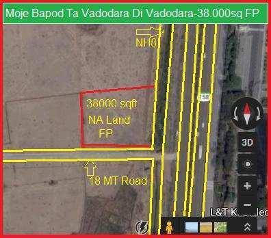 Commercial Lands /Inst. Land for Sale in Vadodara (38000 Sq.ft.)