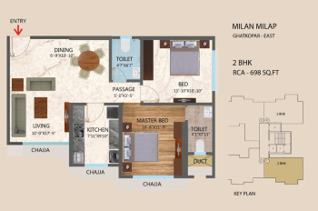 3 BHK Flats & Apartments for Sale in Ghatkopar East, Mumbai (925 Sq.ft.)