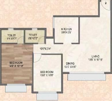 3 BHK Flats & Apartments for Sale in Deonar, Mumbai (1752 Sq.ft.)
