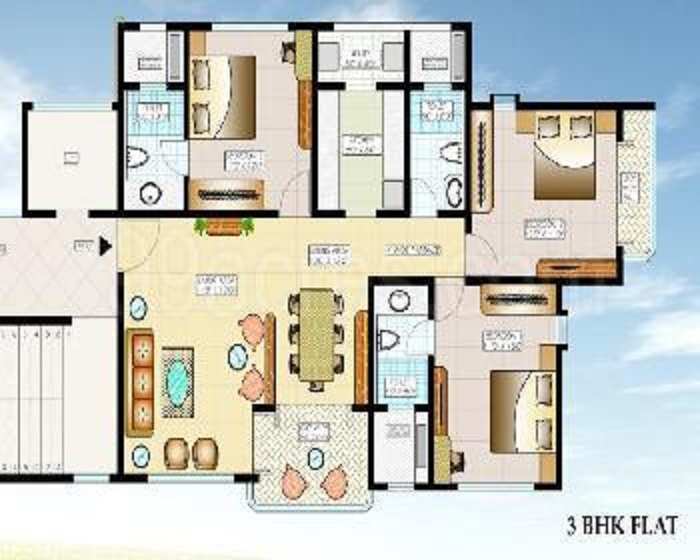 2 BHK Flats & Apartments for Sale in Deonar, Mumbai (1384 Sq.ft.)