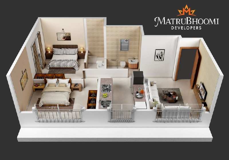 2 BHK Flats & Apartments for Sale in Dadar East, Mumbai (906 Sq.ft.)