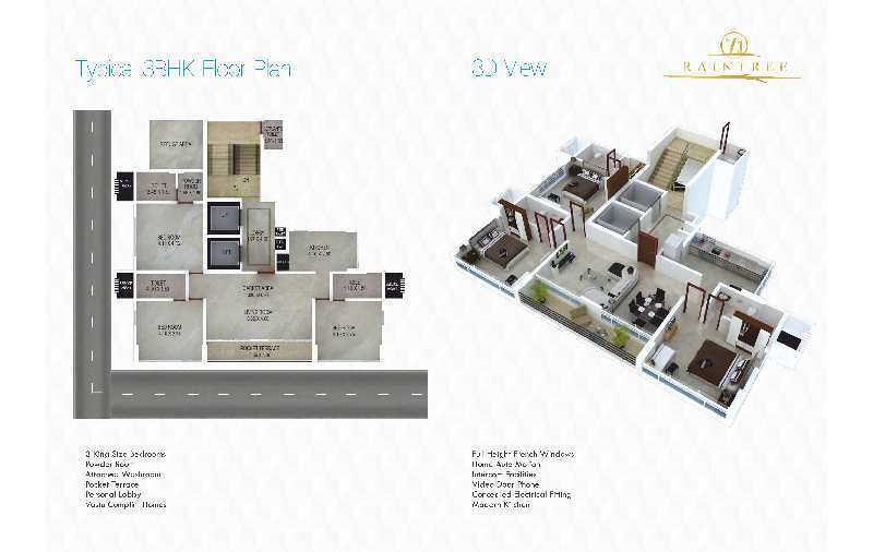 3 BHK Flats & Apartments for Sale in Dadar East, Mumbai (2506 Sq.ft.)