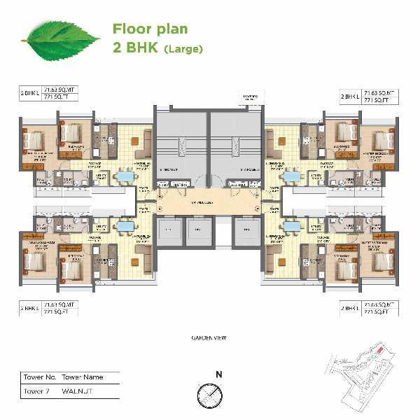 1 BHK Flats & Apartments for Sale in Kanjurmarg West, Mumbai (767 Sq.ft.)